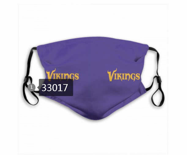 New 2021 NFL Minnesota Vikings #88 Dust mask with filter